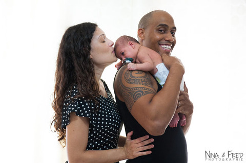 photo famille et naissance G&L