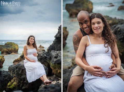 grossesse de Gina à la Réunion