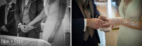 échange des alliances Julie et Loïs