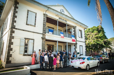 mariage mairie de Sainte Marie Réunion