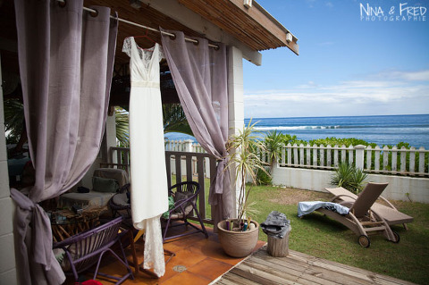 robe de mariée au bord de mer J&L