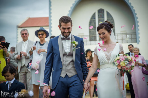 sortie de l'église J&L