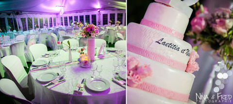 décoration et gâteau L&N