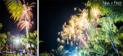feu d'artifice au domaine des 1000 cocos 974 L&N