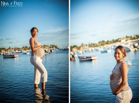 femme enceinte Réunion Julia