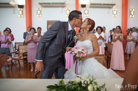 bisou mairie Aurélie Ludovic