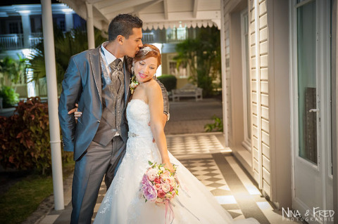 séance photo mariage A&L au Lux 974