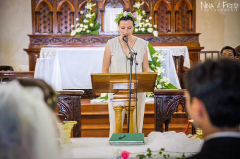 cérémonie religieuse mariage d'Emmanuelle et Cédric
