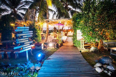 Le Tikus garden au mariage d'Emmanuelle