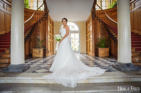 mariée Sandrine à la mairie