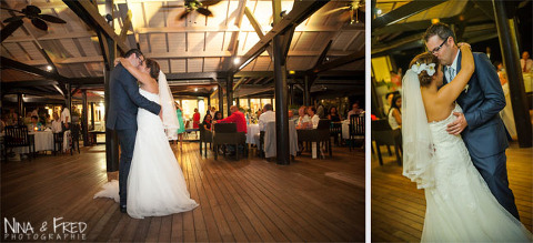 première danse des mariés Sandrine et Thomas
