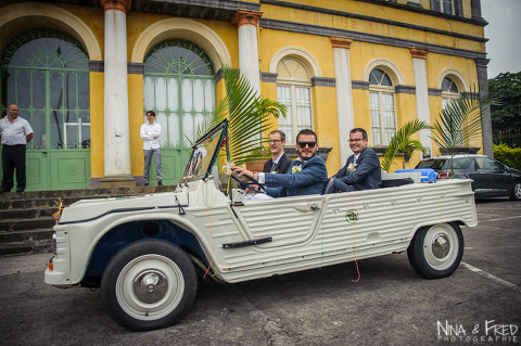 arrivée de Thomas en voiture