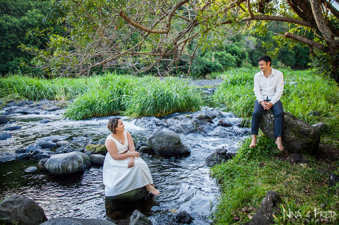 trash the dress rivière florence et Dany