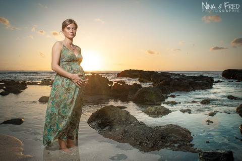 grossesse coucher de soleil Emmanuelle