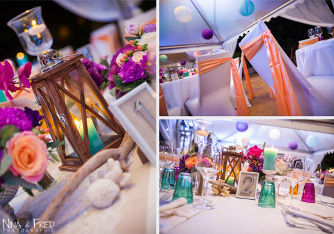 décoration du mariage de Lydia et Nicolas