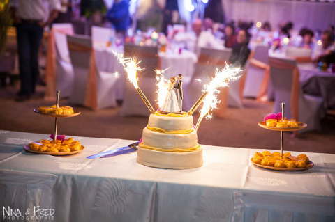 gâteau du mariage de Lydia