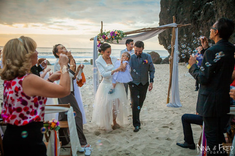 cérémonie sur la plage 974 L&N