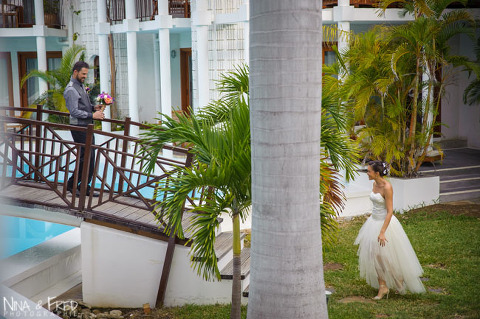 premier regard des mariés L&N