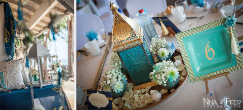 décoration de table orientale S&J