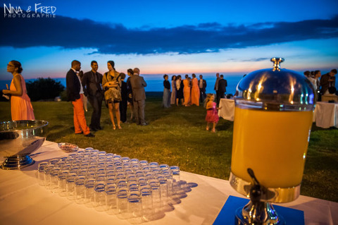cocktail au mariage d'Audrey et Mathieu