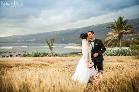 séance photo mariage dans la savane 974 A&M