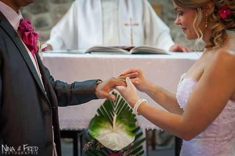 mariage Laura et Vincent alliances