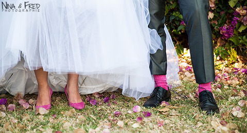 chaussures des mariés L&V