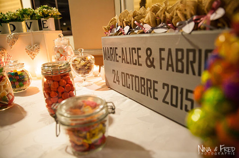candy bar mariage MA&F Réunion