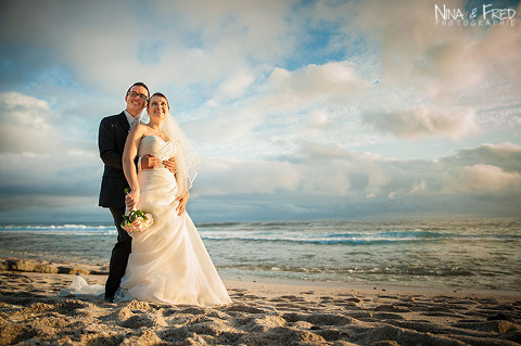 séance photo mariage MA&F Grande Anse Réunion