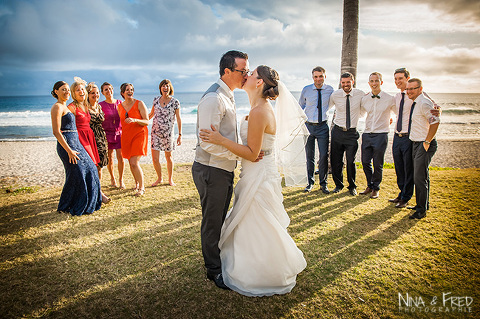 photo groupe mariage originale MA&F