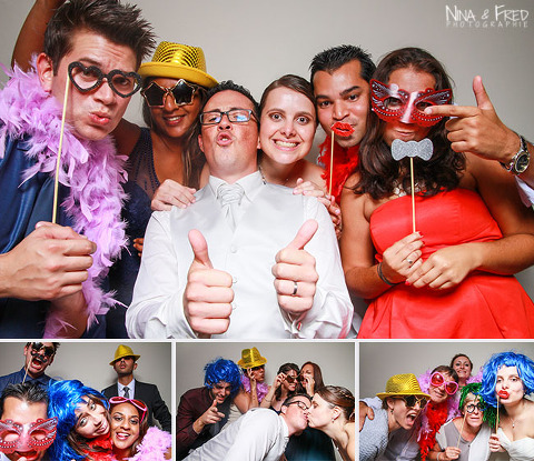 photobooth mariage Réunion MA&F