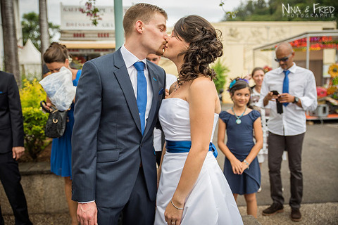 mariés Coralie et Valentin