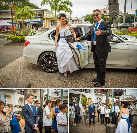arrivée à la mairie de St Joseph C&V