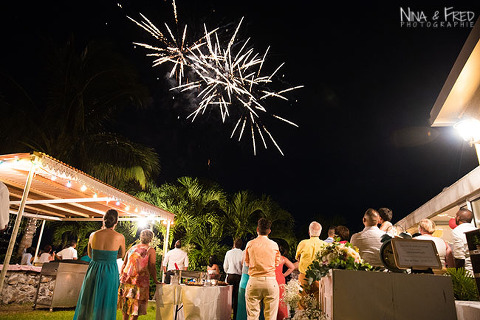 feu d'artifice mariage de C&D