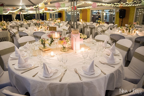 table de mariage décorée 974 C&D