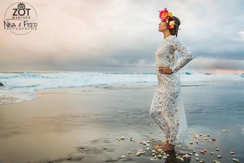 fleurs tropicales pour un mariage