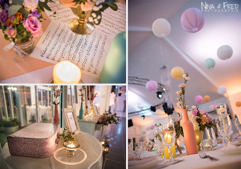 décoration du mariage de Marine et Noël