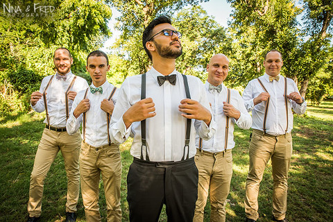 garçons d'honneur mariage M&N