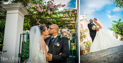 photos d'E&J à leur mariage