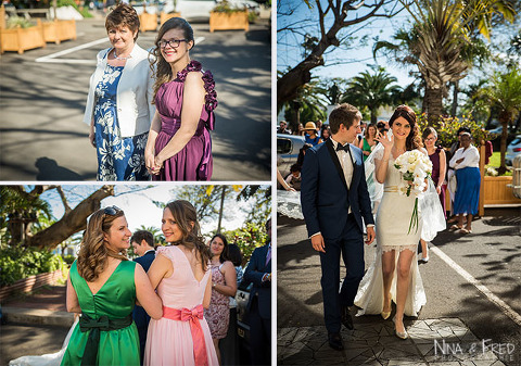 invités devant la mairie K&S