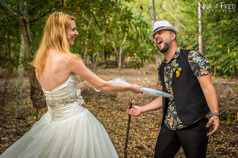 trash the dress Lucie et Cédric