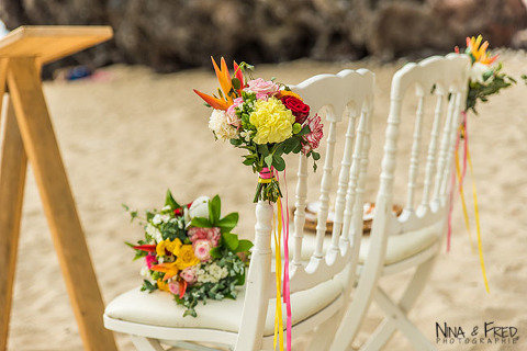 décoration de la cérémonie de W&F