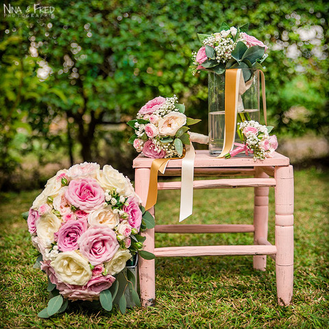 fleurs mariage Audrey et Stephane