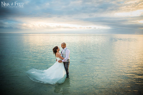 séance photo trash the dress 974 A&S