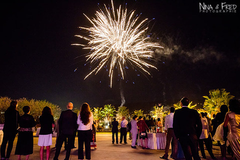 feu d'artifice mariage A&R