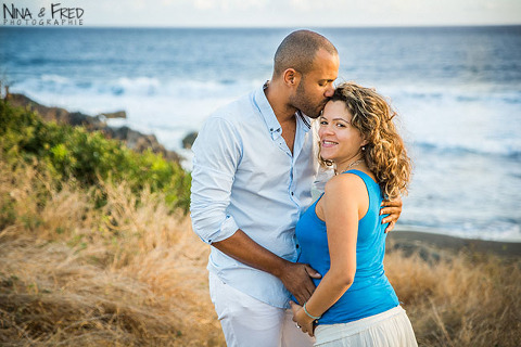seance photo grossesse Reunion savane A&J