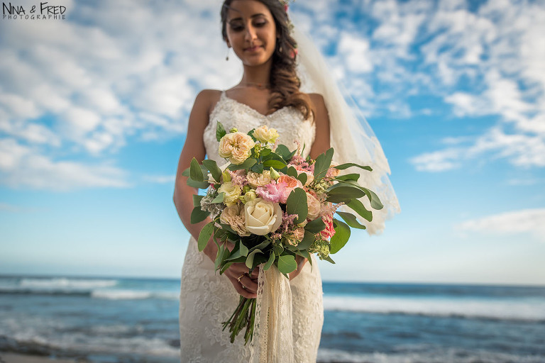 bouquet de mariée Sarah Réunion