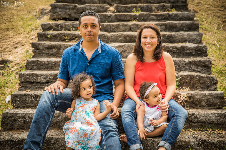 photo de famille à la Réunion Zettor