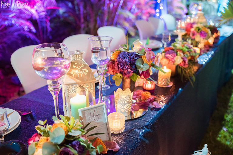 table décorée CH