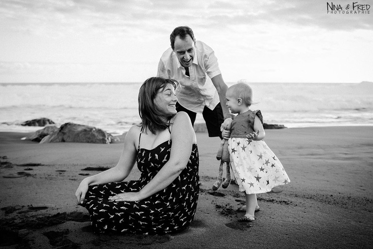 photo famille noir et blanc Cr